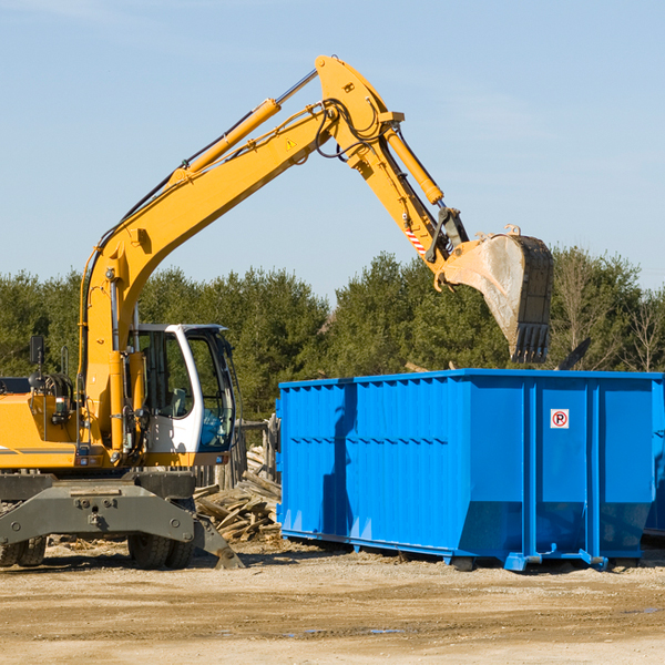 are there any restrictions on where a residential dumpster can be placed in Brookside NJ